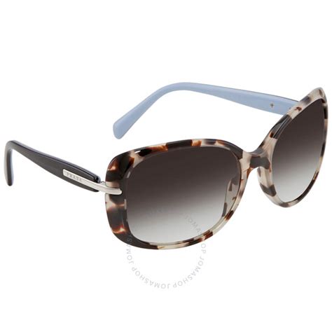 prada 08os grey|Prada Grey gradient Oval Ladies Sunglasses PR .